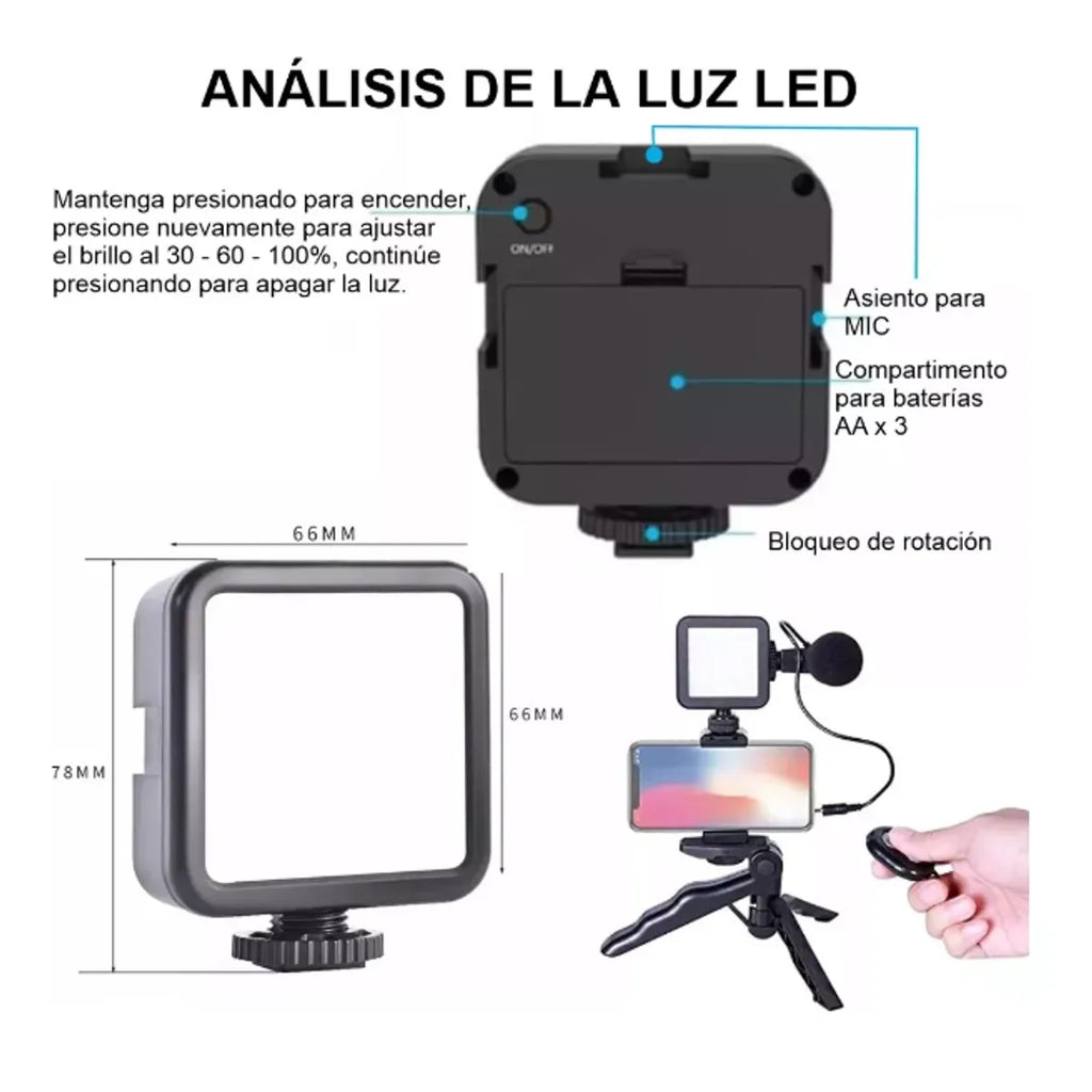 Kit Estabilizador Soporte Luzmicrofono