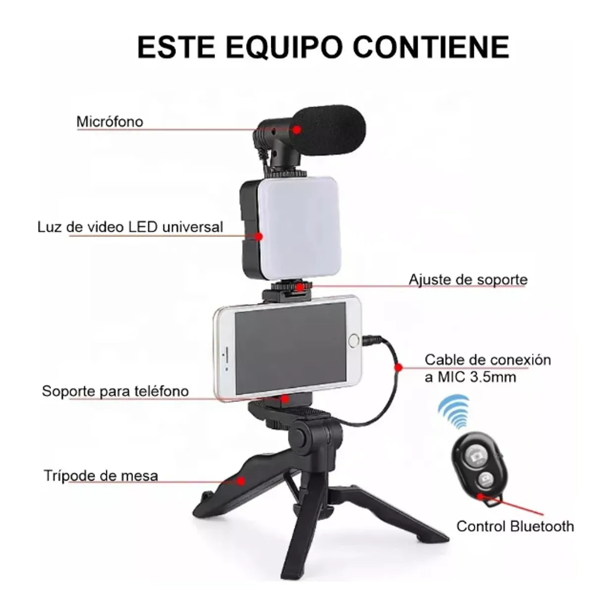 Kit Estabilizador Soporte Luzmicrofono