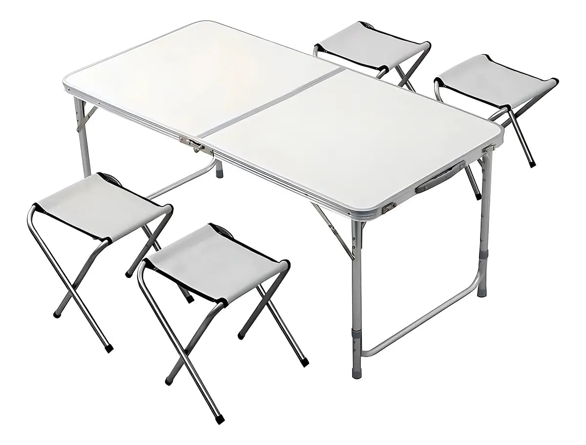Mesa plegable 4 sillas