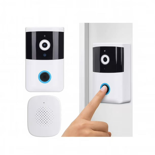 Timbre Inalámbrico Con Cámara Hd Y Wifi